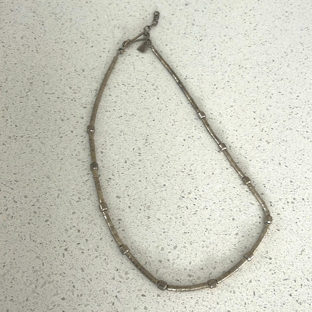 Vintage Navajo Sterling Silver Necklace Christin Wolf